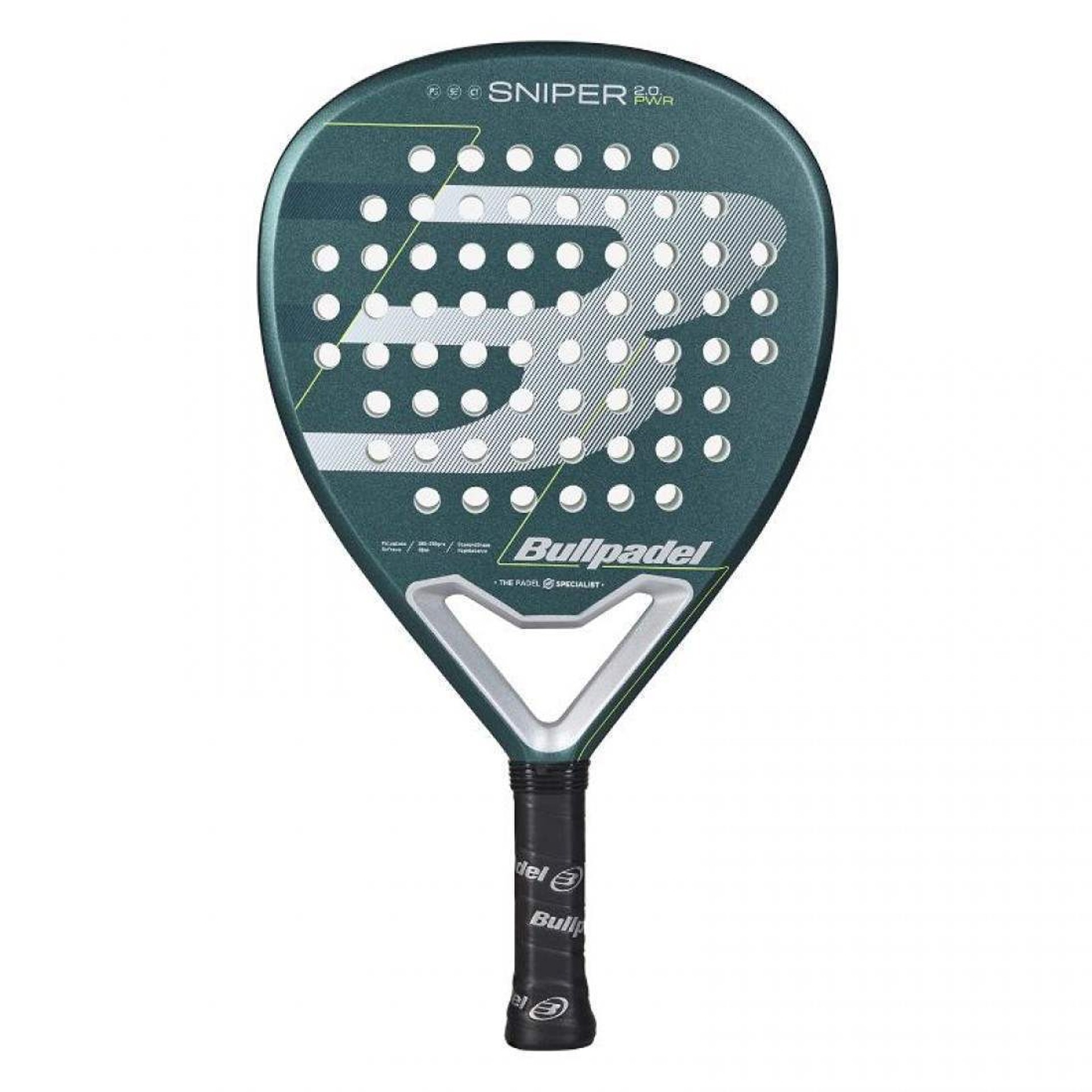 PALA PÁDEL BULLPADEL SNIPER 2.0 POWER AZUL CLARO 2026