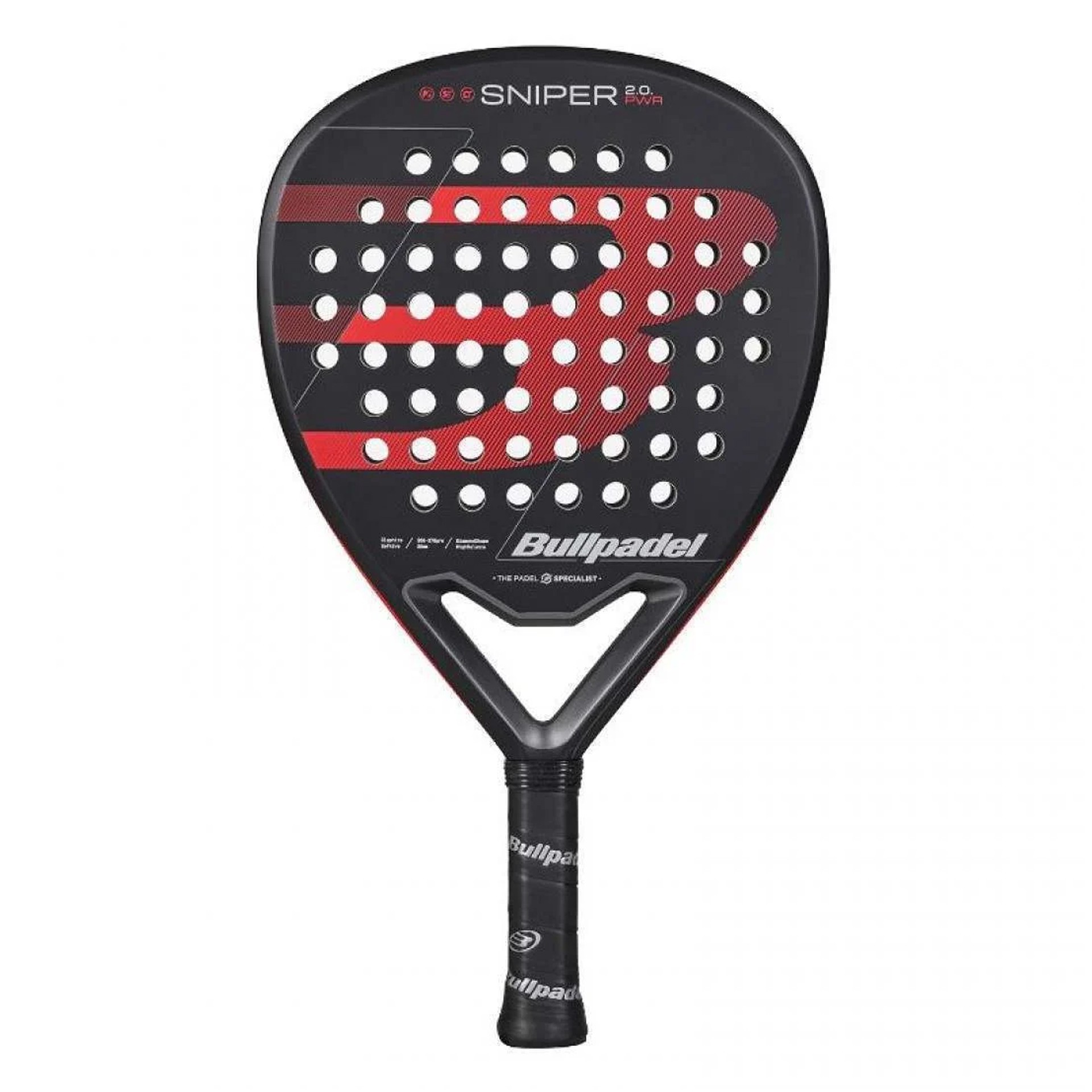 PALA PÁDEL BULLPADEL SNIPER 2.0 POWER NEGRO 2026