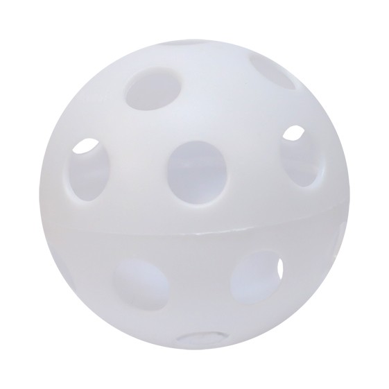 PELOTA HOCKEY/FLOORBALL CON AGUJEROS 100 MM