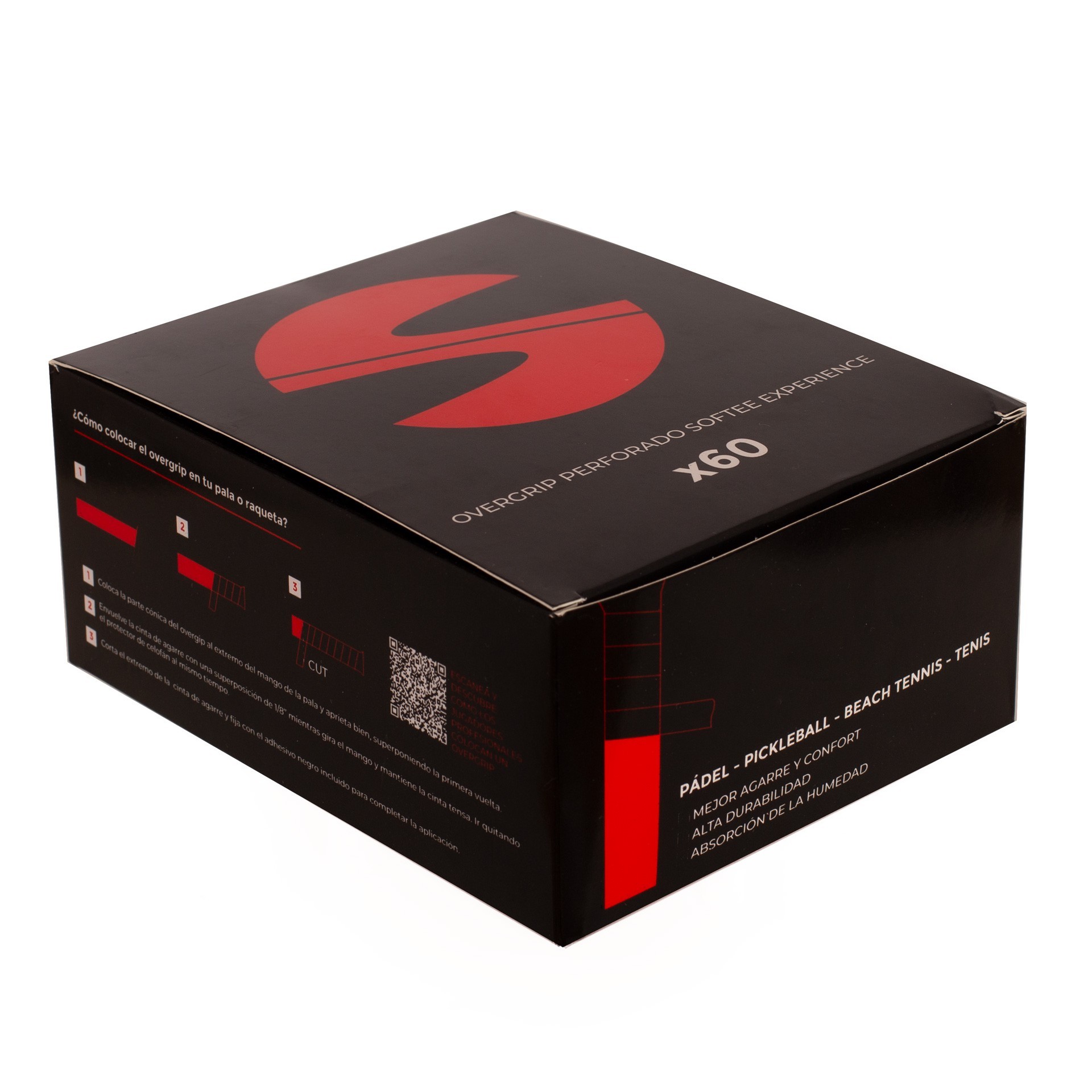CAJA 60 OVERGRIPS PERFORADOS SOFTEE EXPERIENCE