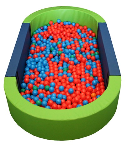 PISCINA OVALADA LLENADO PELOTAS, 300X150X40CM ALTO X 15CM ANCHO