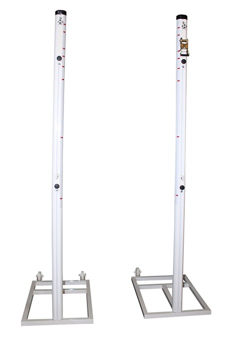 JUEGO POSTES MULTIALTURAS ALUMINIO TUBO DE 90MM TRASLADABLES