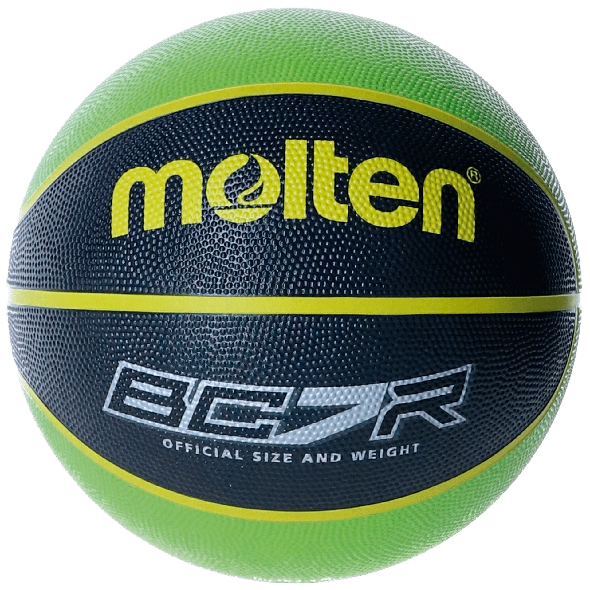 BALÓN MOLTEN BALONCESTO BCR2 TALLA 7 VERDE/NEGRO
